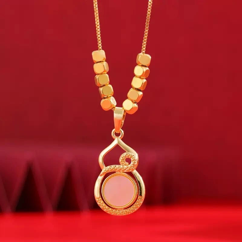 铜合金项链 女项链锆石猫咪甜美舞蹈时尚百搭X026新疆包邮