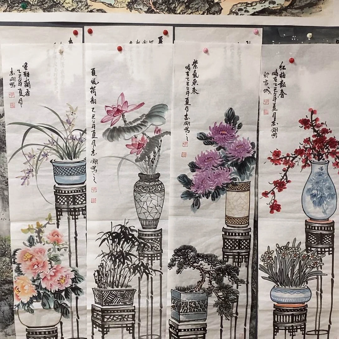 …***文国画平价书画郭志纲34/138