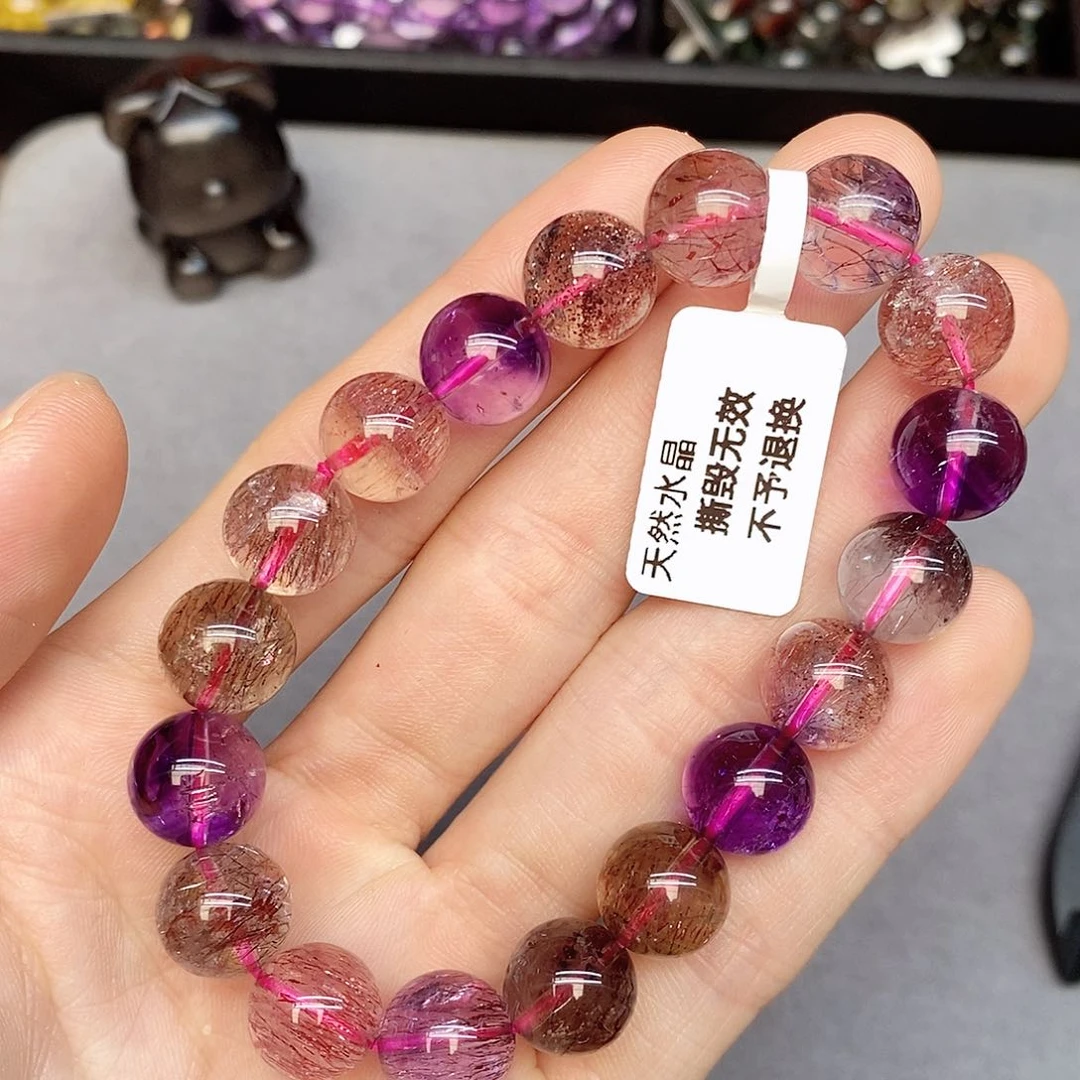 水晶手链未镶嵌27仙女超七11mm