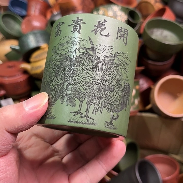 紫砂茶杯全手工紫砂主人杯