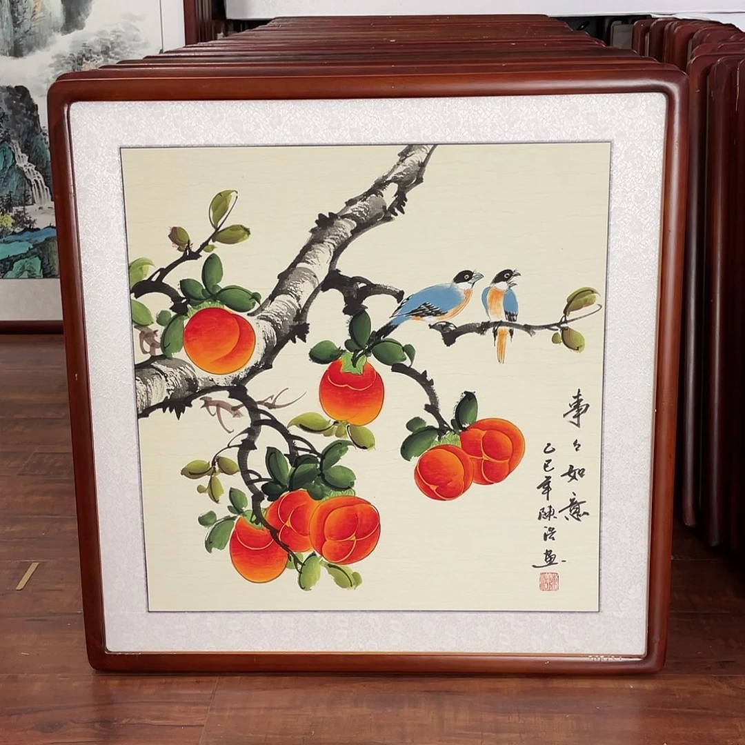 国画带框尺寸63*63厘米