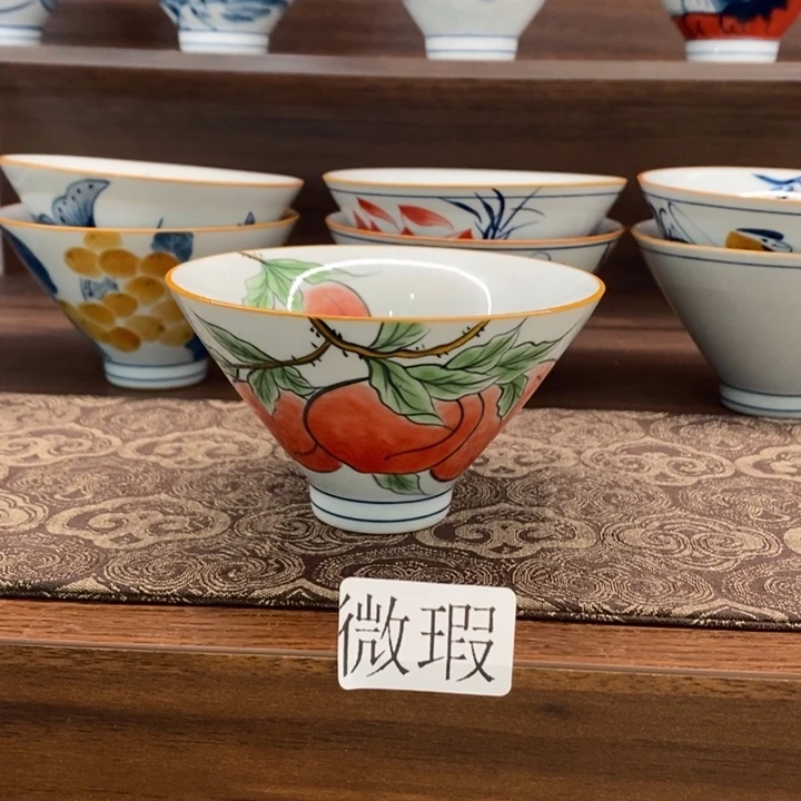 釉下老陶泥手工绘制