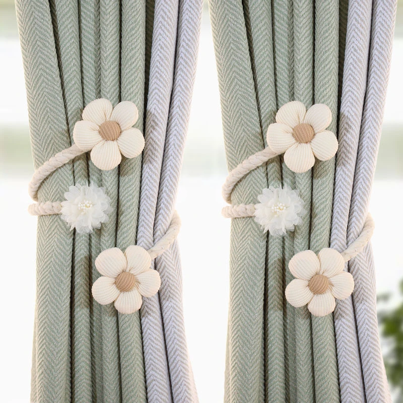 【新疆包邮】创意窗帘绑带可爱纱帘窗帘扣免打孔收拢夹收纳固定装饰