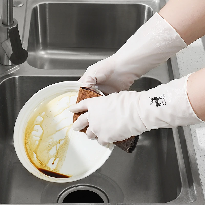 拉萨发货西藏包邮家用新款洗碗手套家务厨房清洁耐用橡胶防水手套