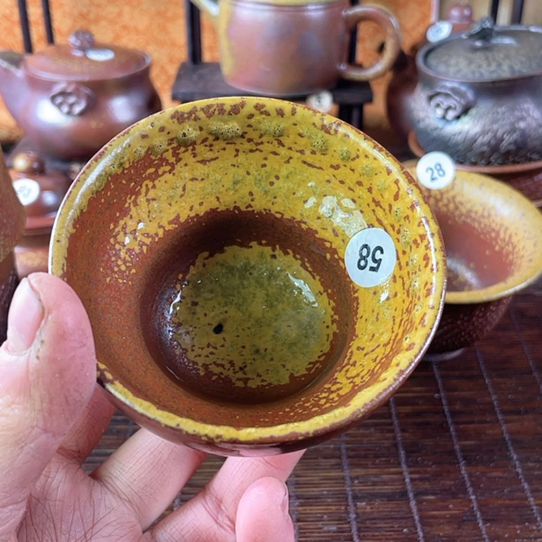 【闪购商品】（****）柴烧主人杯140毫升左右微瑕福利