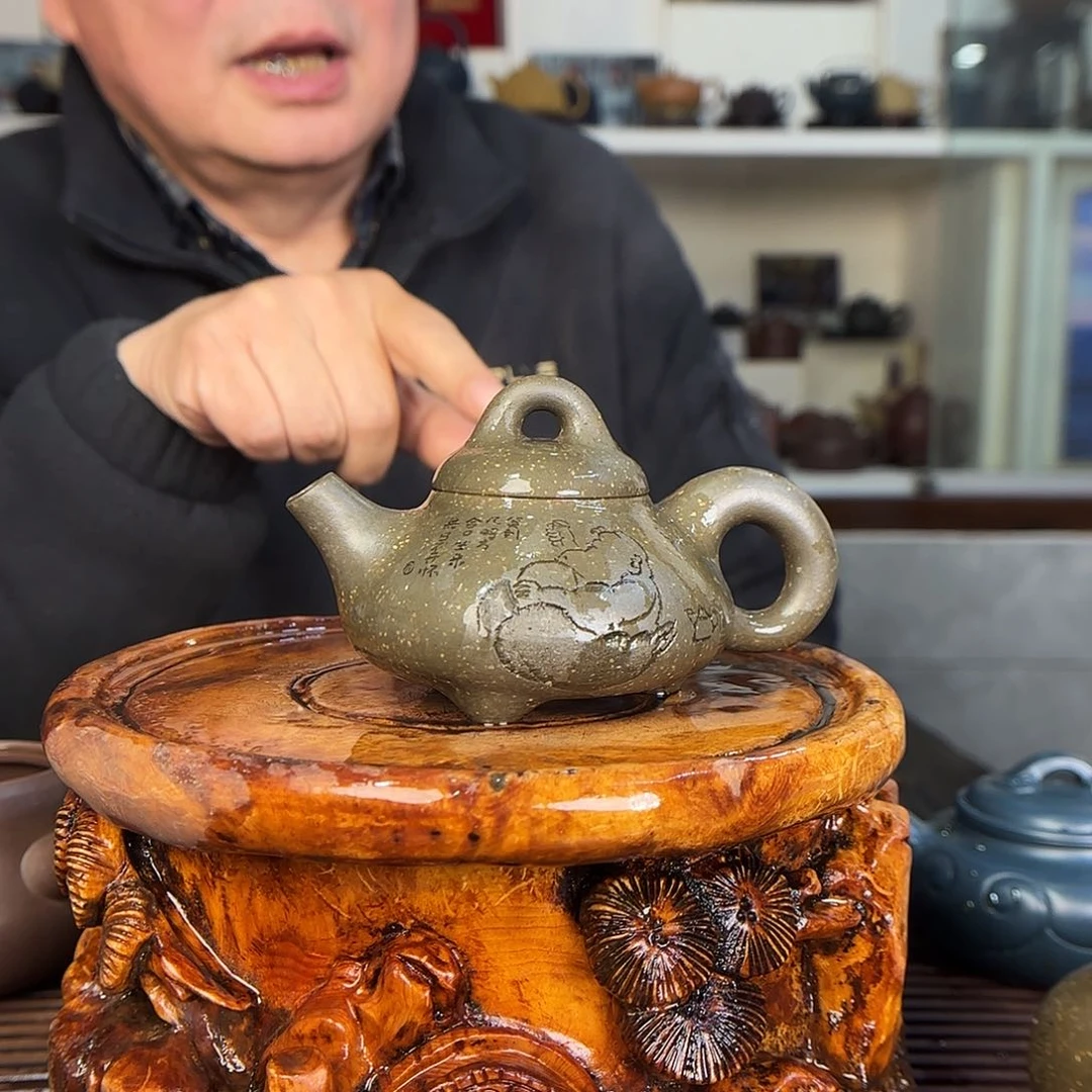 紫砂茶壶刘华良老师。150c c
