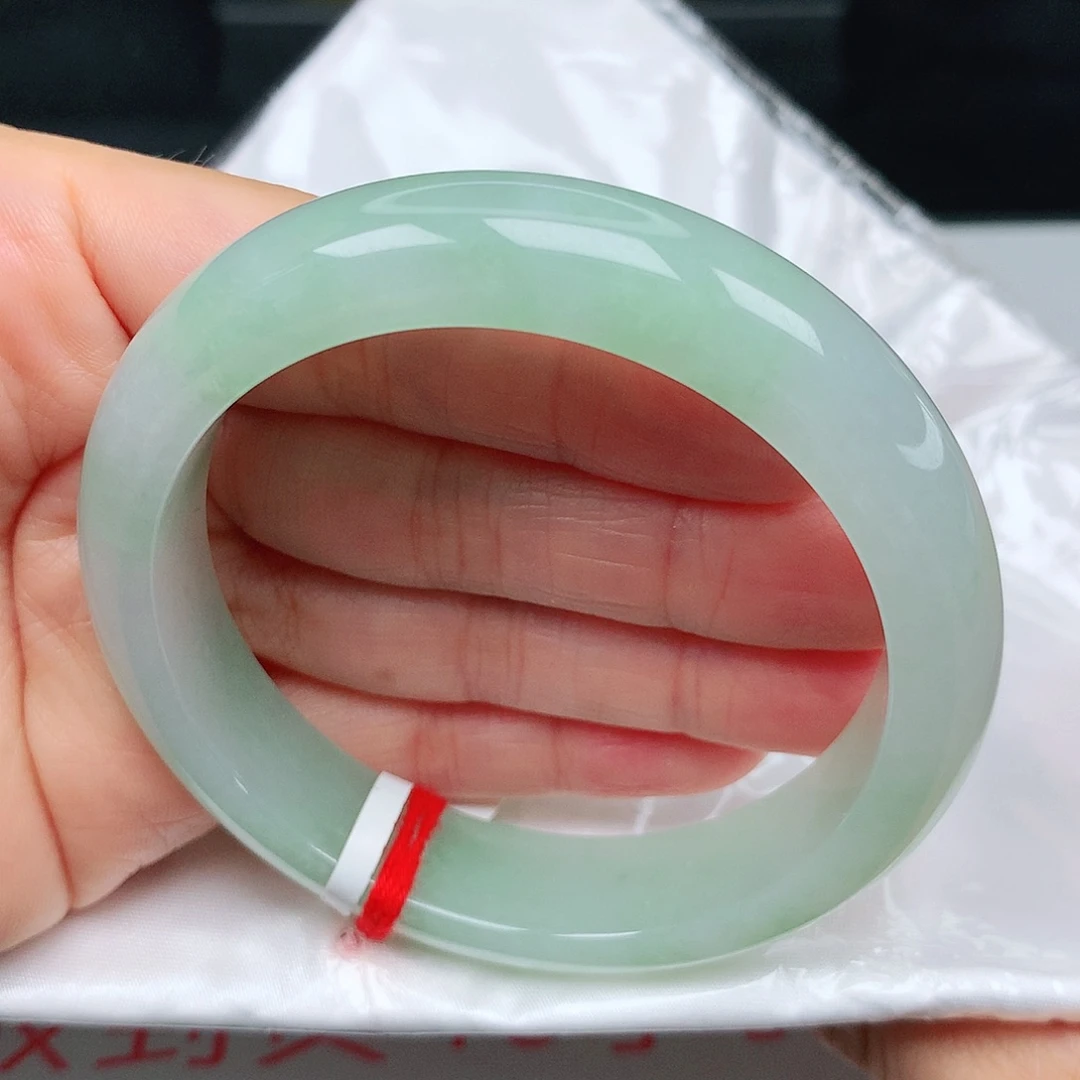 未镶嵌手镯翡翠冰甜绿12