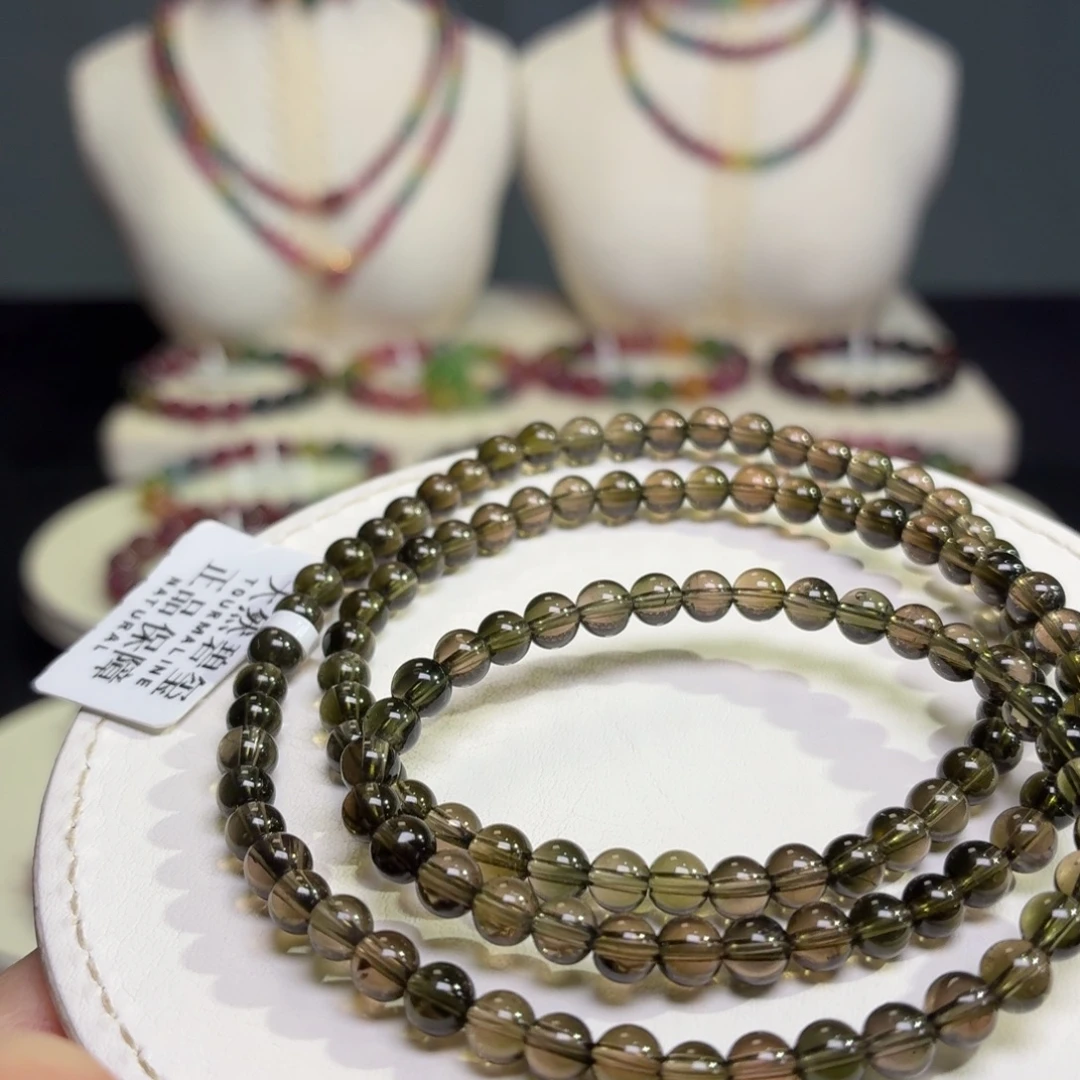 手链未镶嵌碧玺天然碧玺