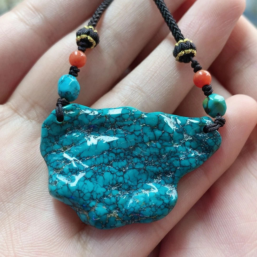 未镶嵌绿松石珠宝奇石