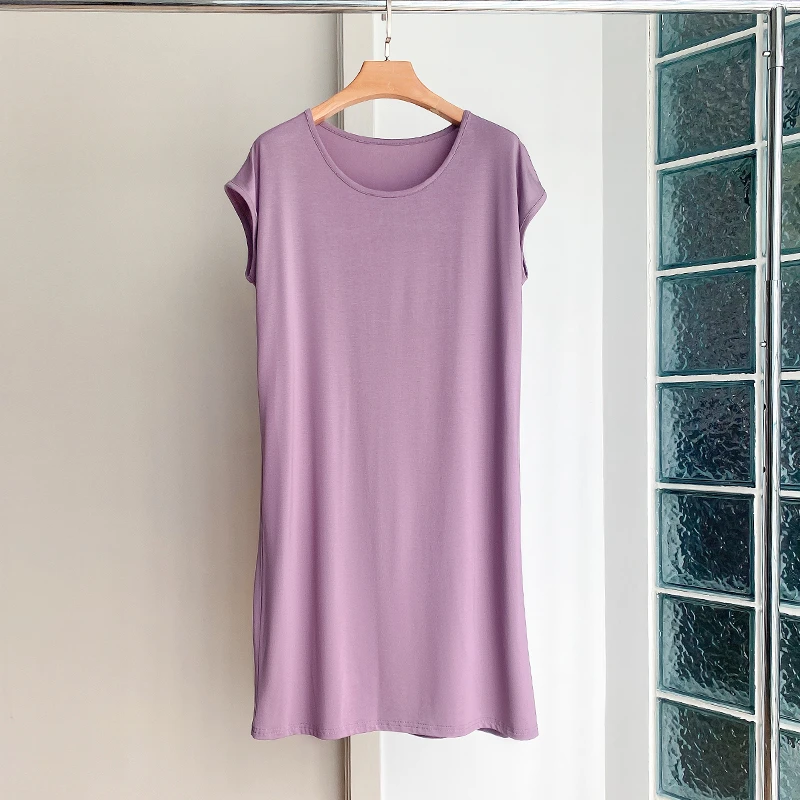 纯色睡裙连衣裙家居