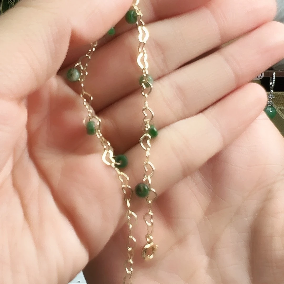 翡翠手链未镶嵌耳饰