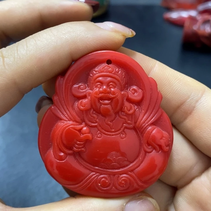 白玉菩提吊坠摆件