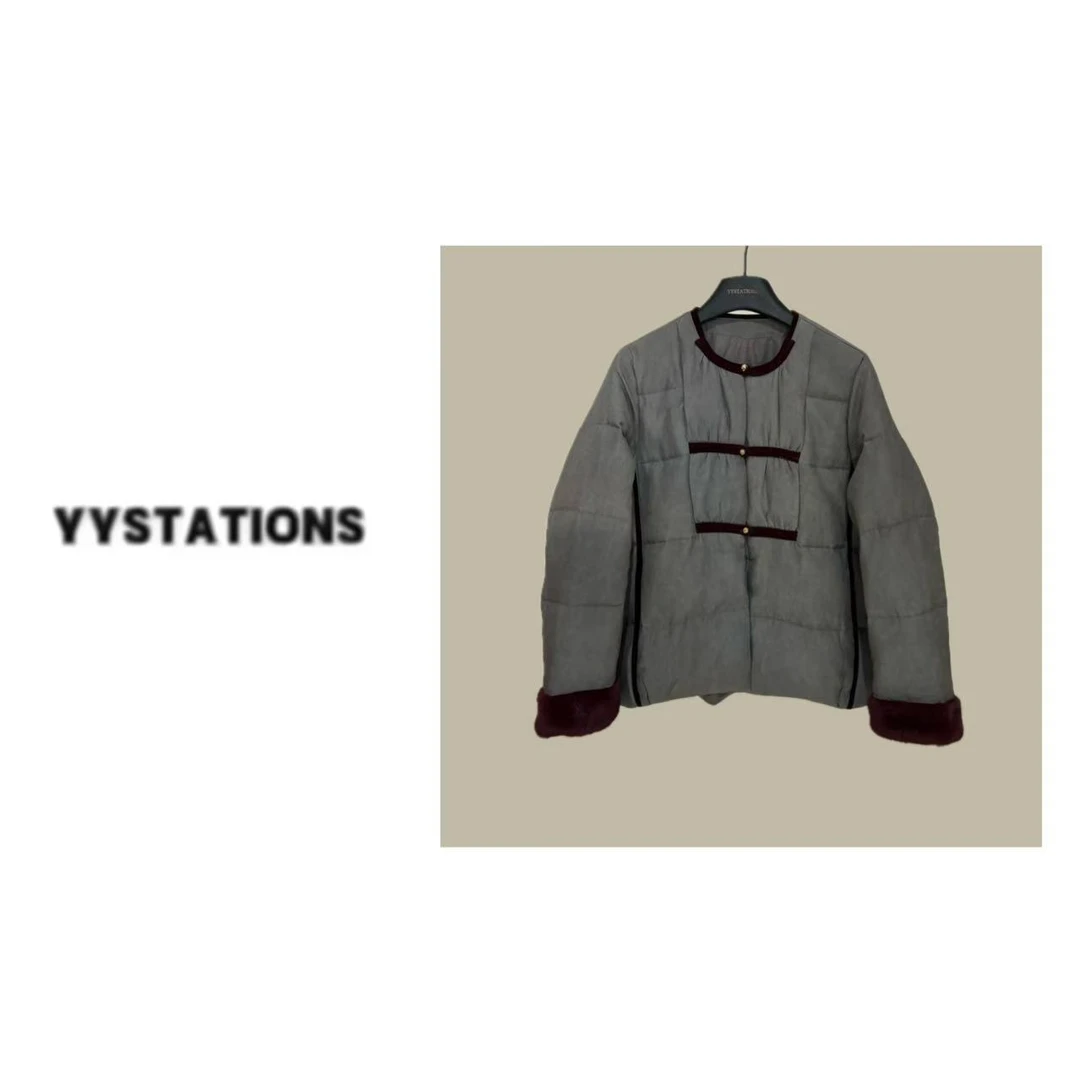 YYSTATIONS【烟雨江南！】 中式国风盘扣气质圆领百搭外套-81260