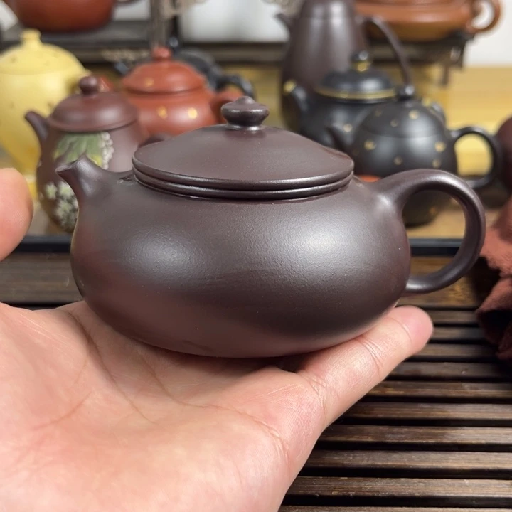 紫砂茶壶原矿紫砂半手工制作