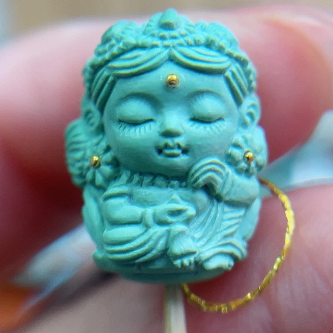 未镶嵌绿松石珠宝奇石