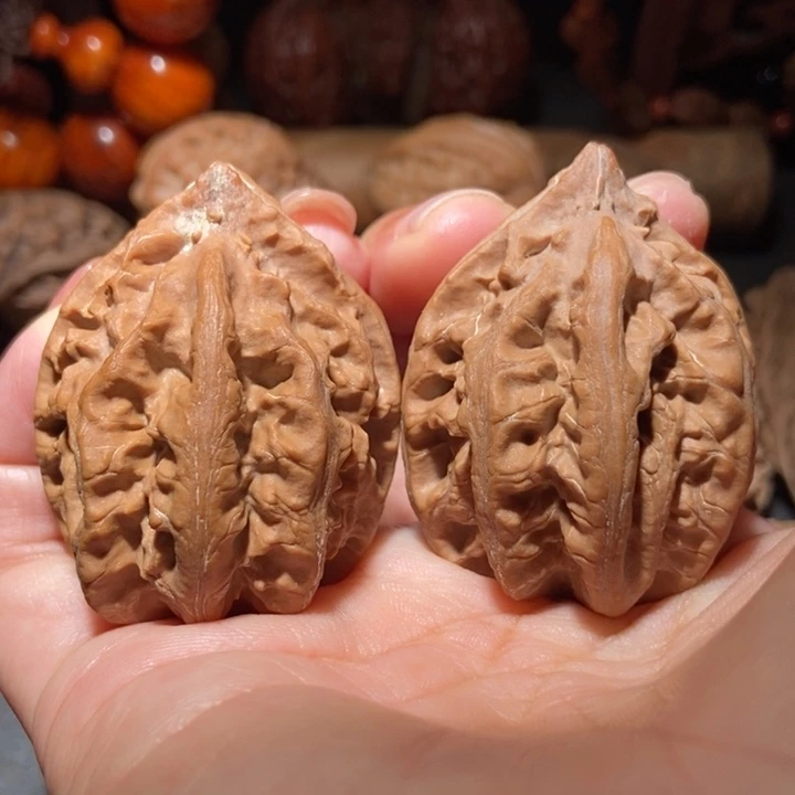 把件文玩核桃东北楸子小雪6