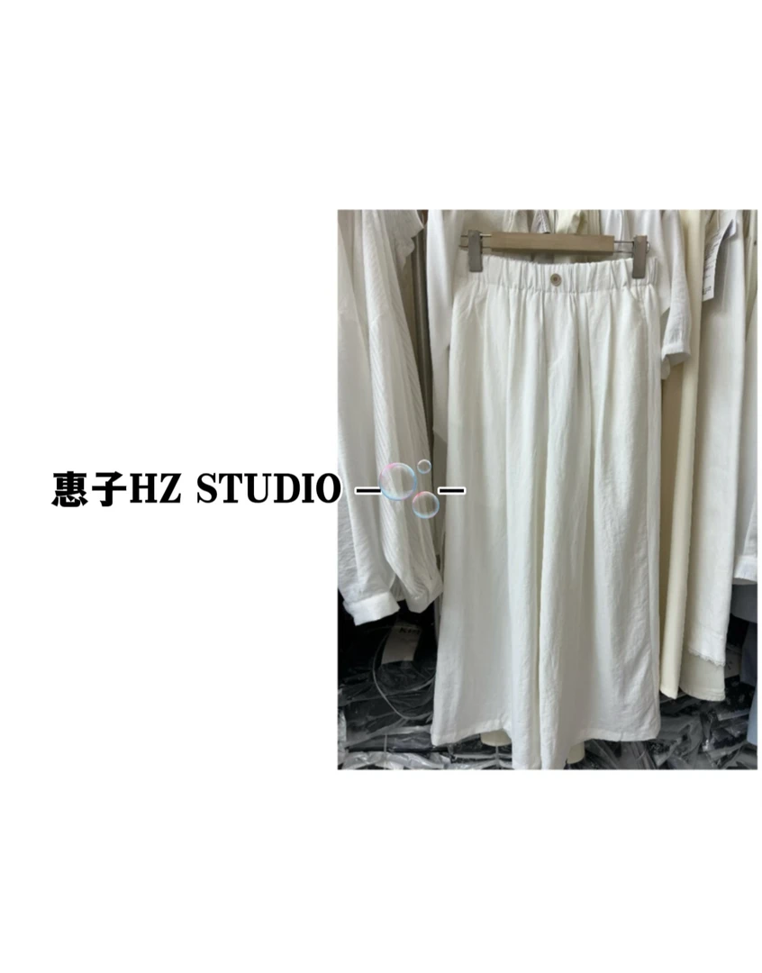 惠子家春夏新款时尚百搭舒适直筒裤018