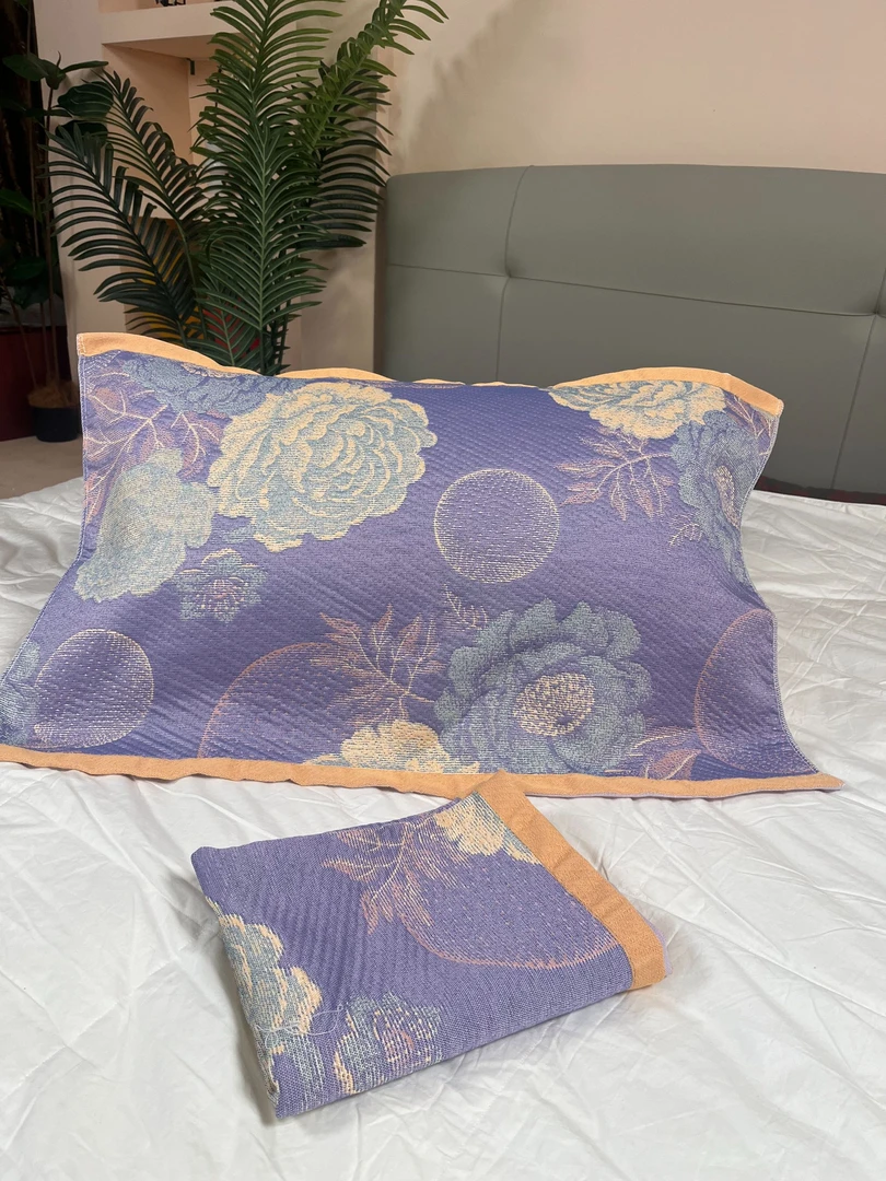 星球花52*78纱布舒适柔软枕巾