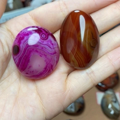 未镶嵌颈饰玛瑙/玉髓肖*打孔不退不换