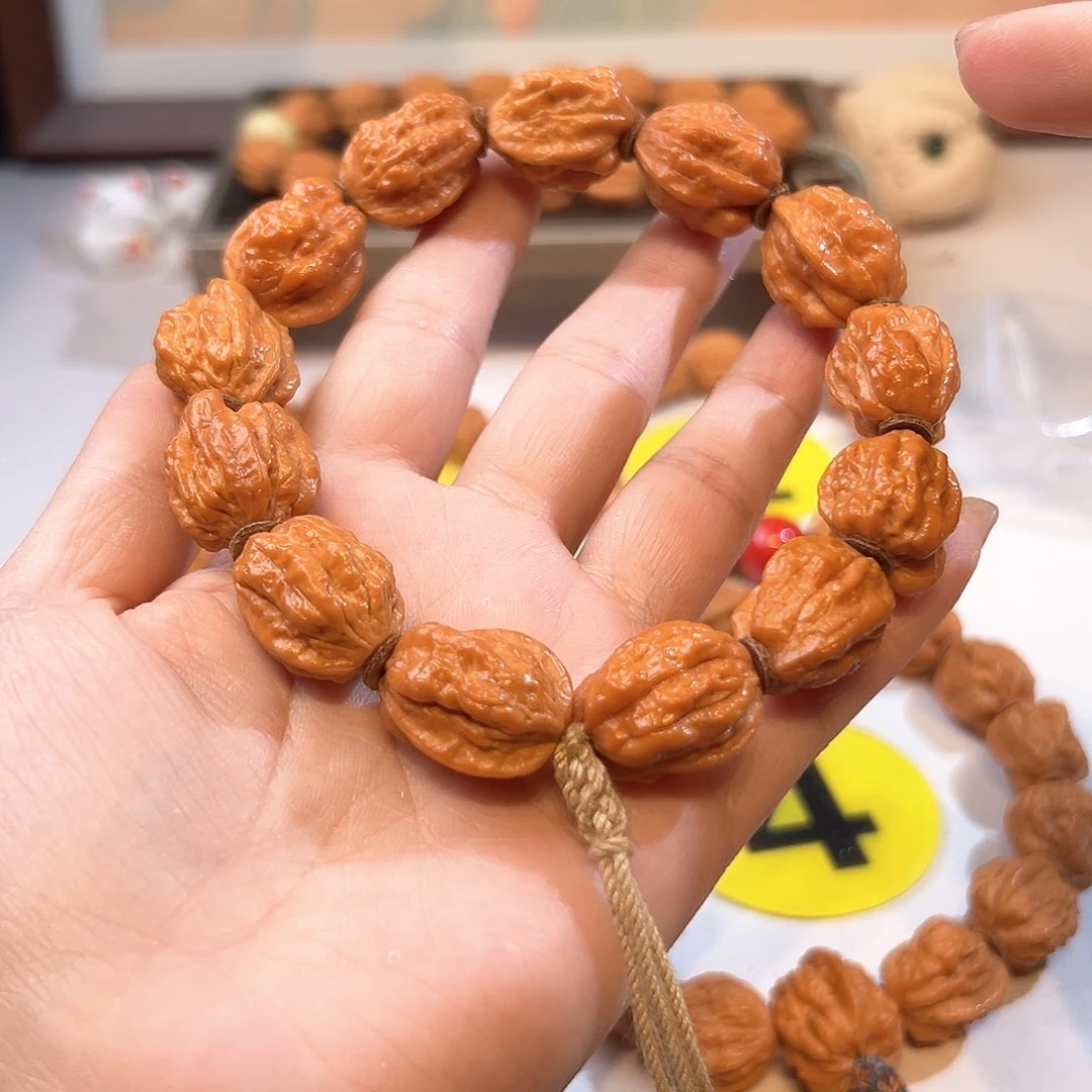 文玩核桃手串烟*哥小金蟾