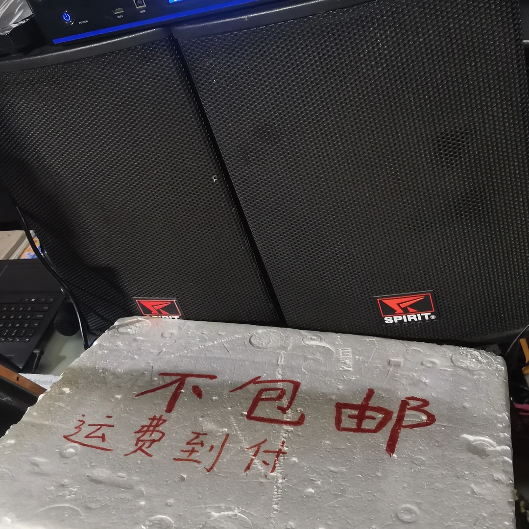8新  二手声艺音响一对 不包邮不支持无理由