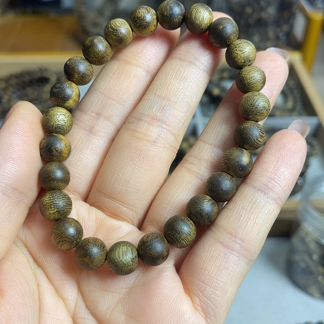 素***颜沉香沉香碎屑棋楠沉香老料单圈8mm