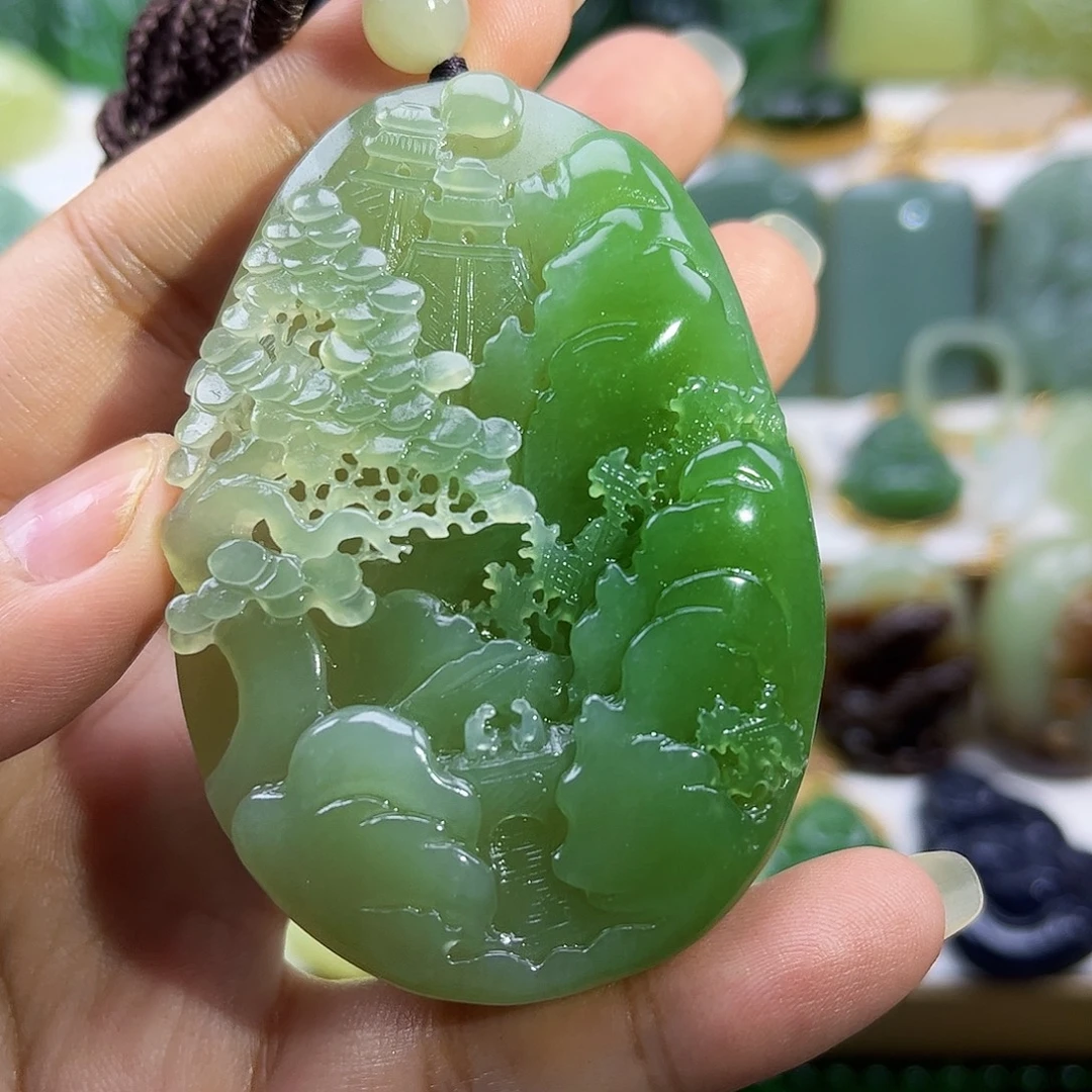 颈饰未镶嵌和田玉