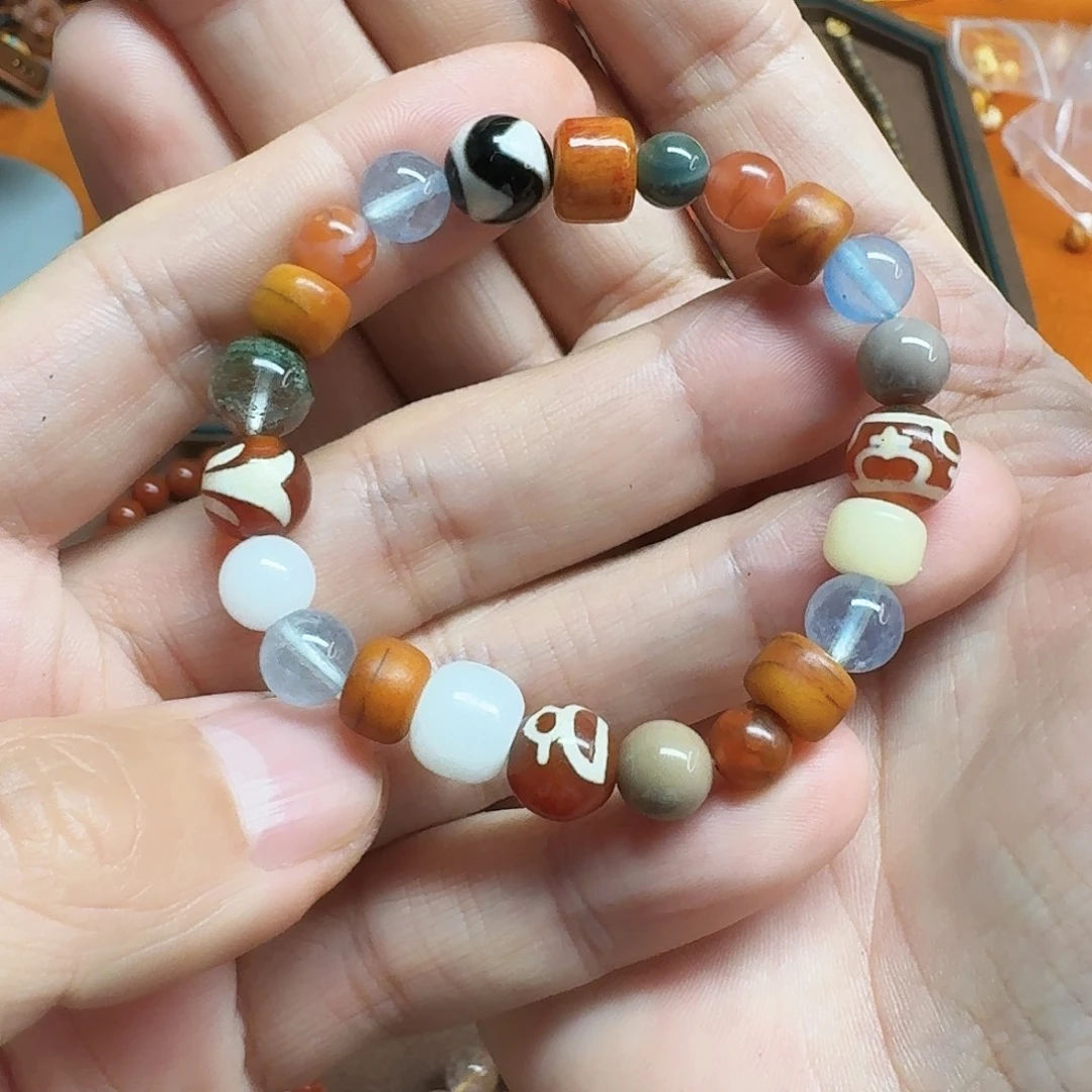 玛瑙/玉髓未镶嵌手链