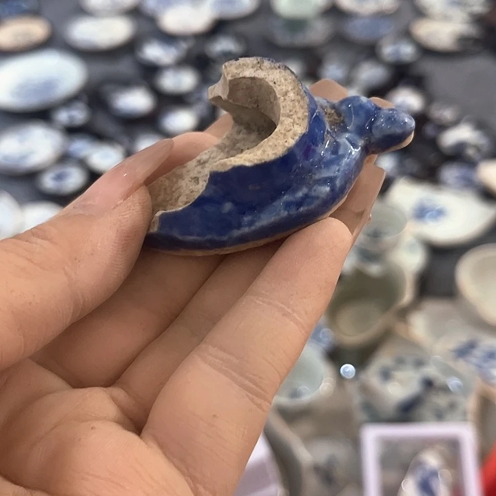 瓷片瓷片茶托喝茶非常不错