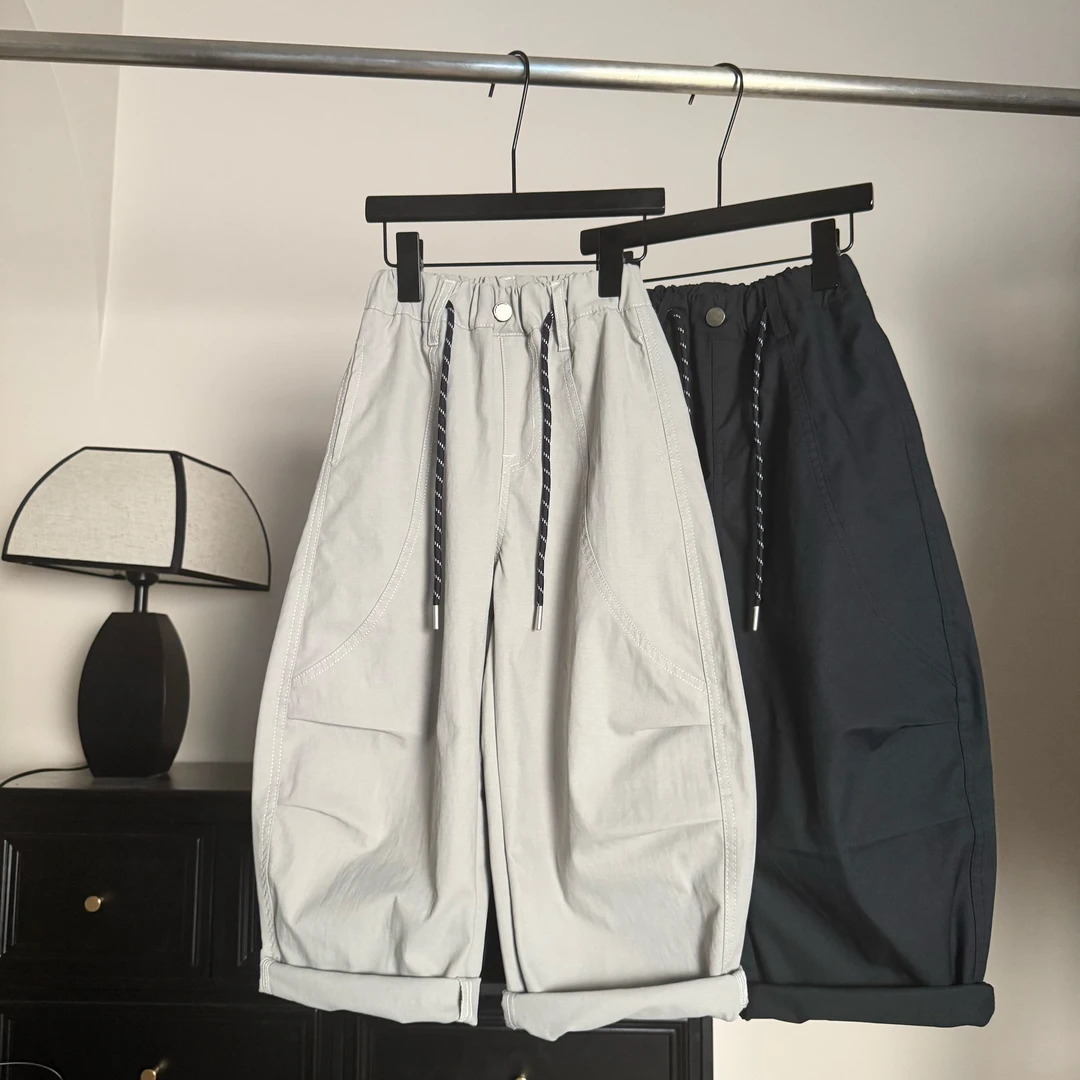 【纯棉】2026春秋季男童新款韩版儿童宽松中大童宝宝百搭休闲长裤潮