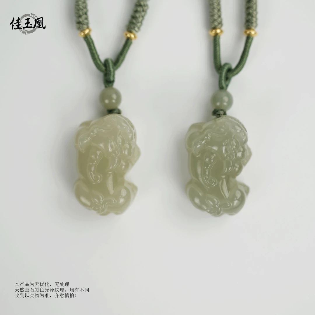 【霸王貔貅】貔貅+油润+加大加厚和田玉吊坠*赠链*多样性发一件