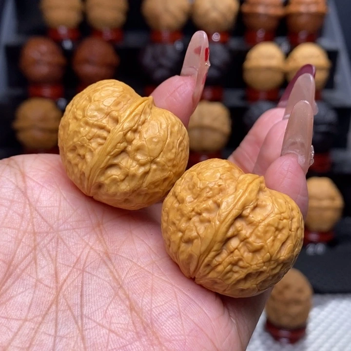 文玩核桃把件小金印元宝21号