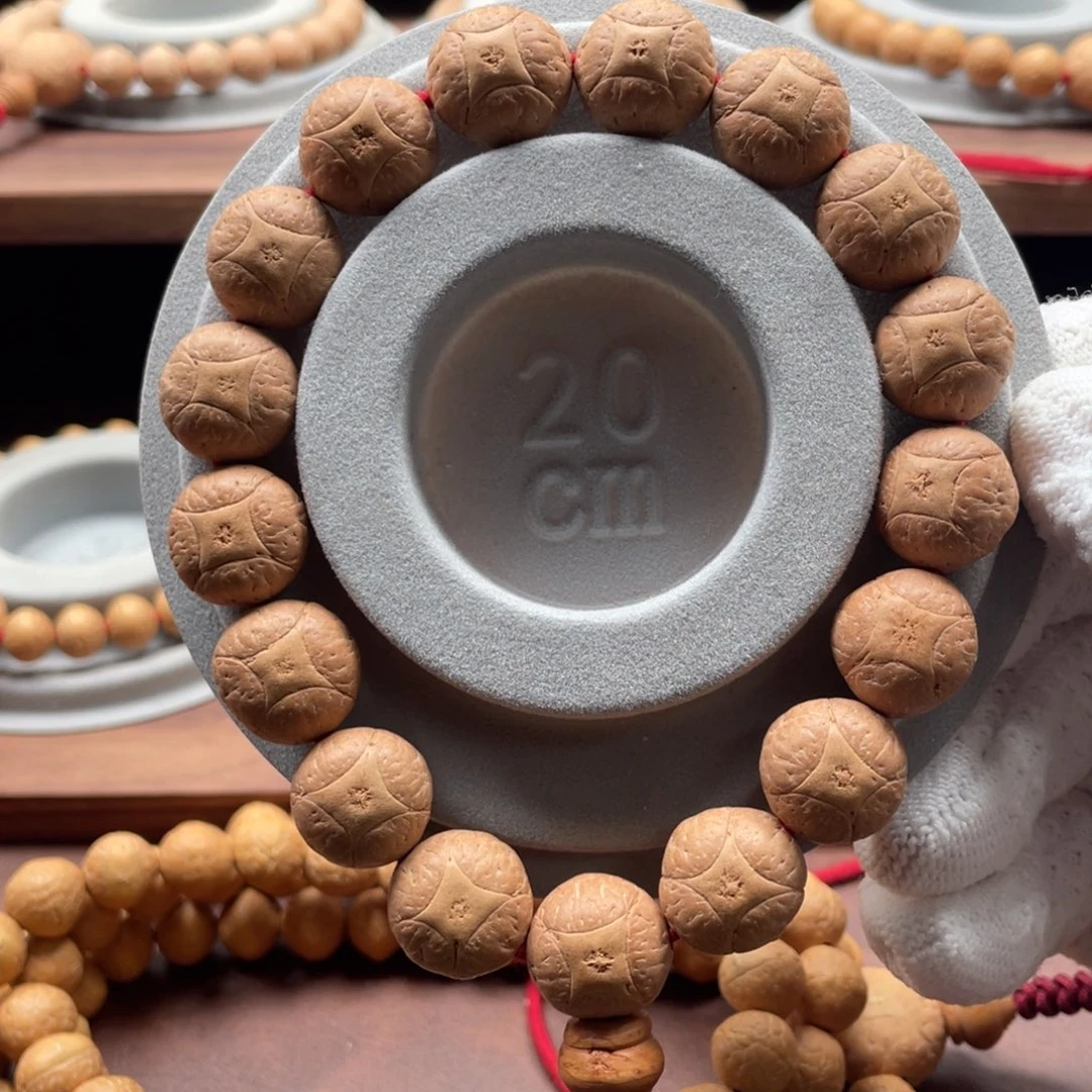 A***仰凤眼菩提手串尼泊尔麒麟眼