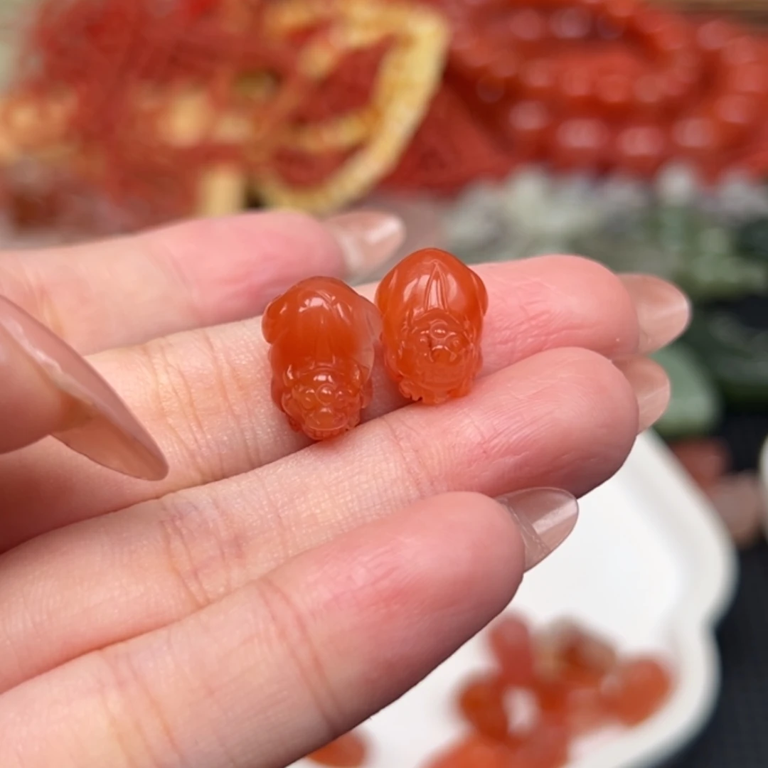 南红玛瑙未镶嵌吊坠(不含链)