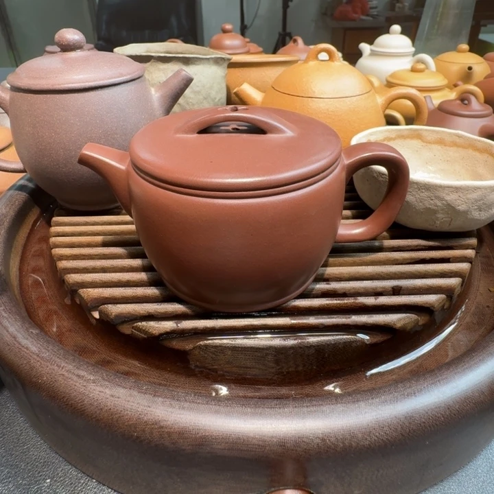 茶壶紫砂紫泥无添加200cc汉瓦