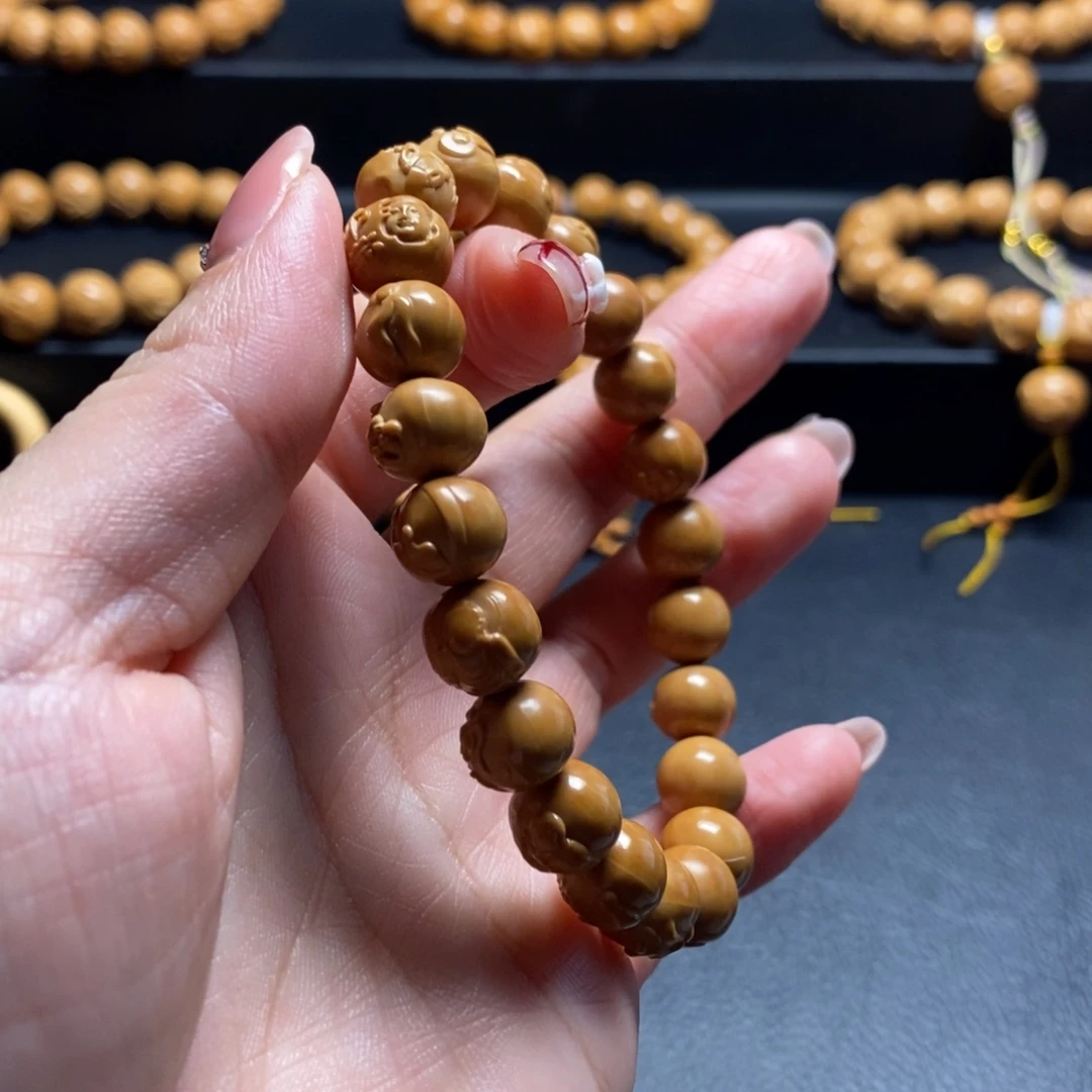 猴头核桃手串小无相