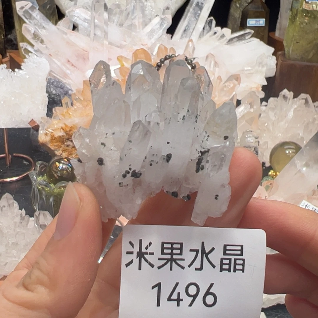 未镶嵌珠宝半成品水晶粉利姆