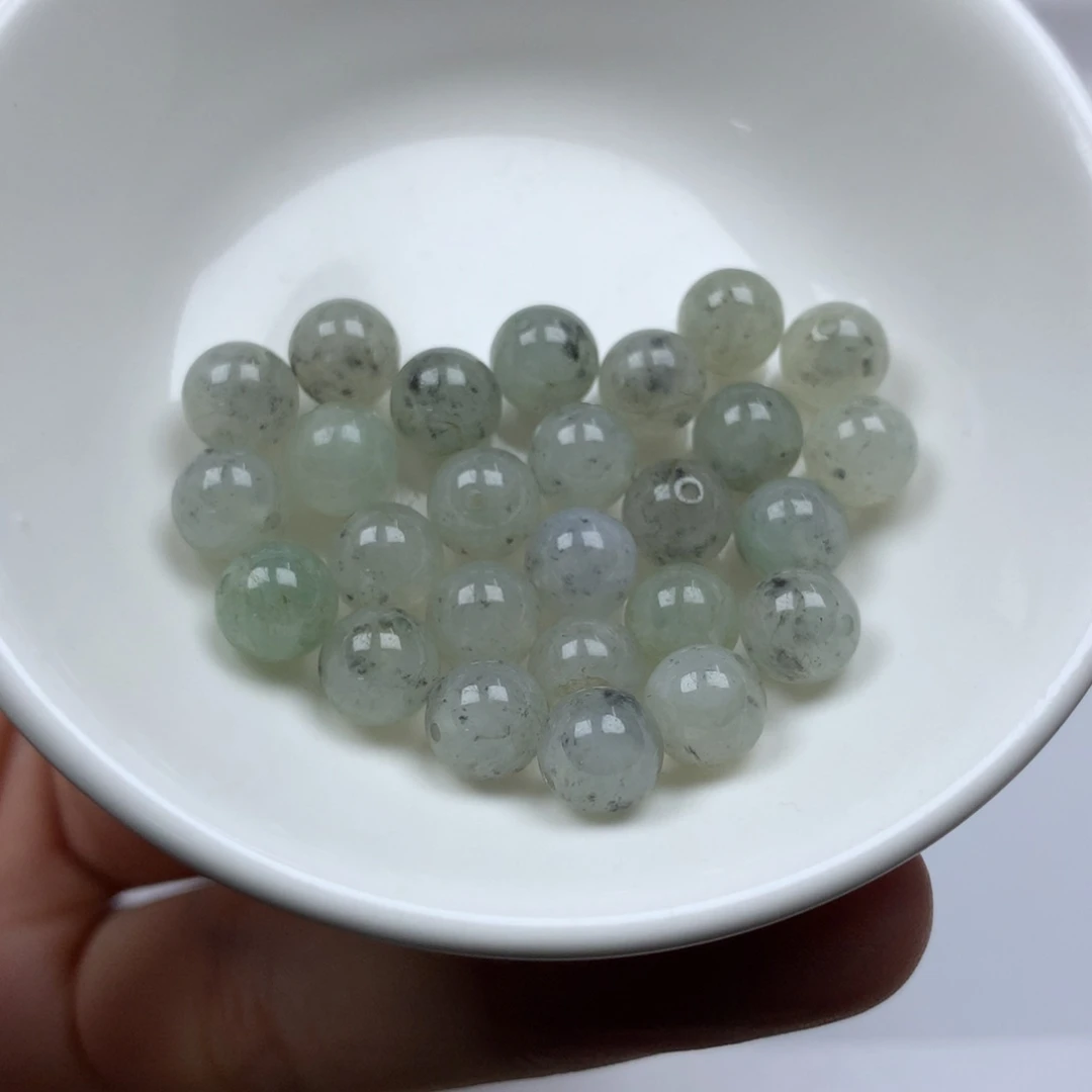 翡翠颈饰未镶嵌卡7➕。26颗。单圈