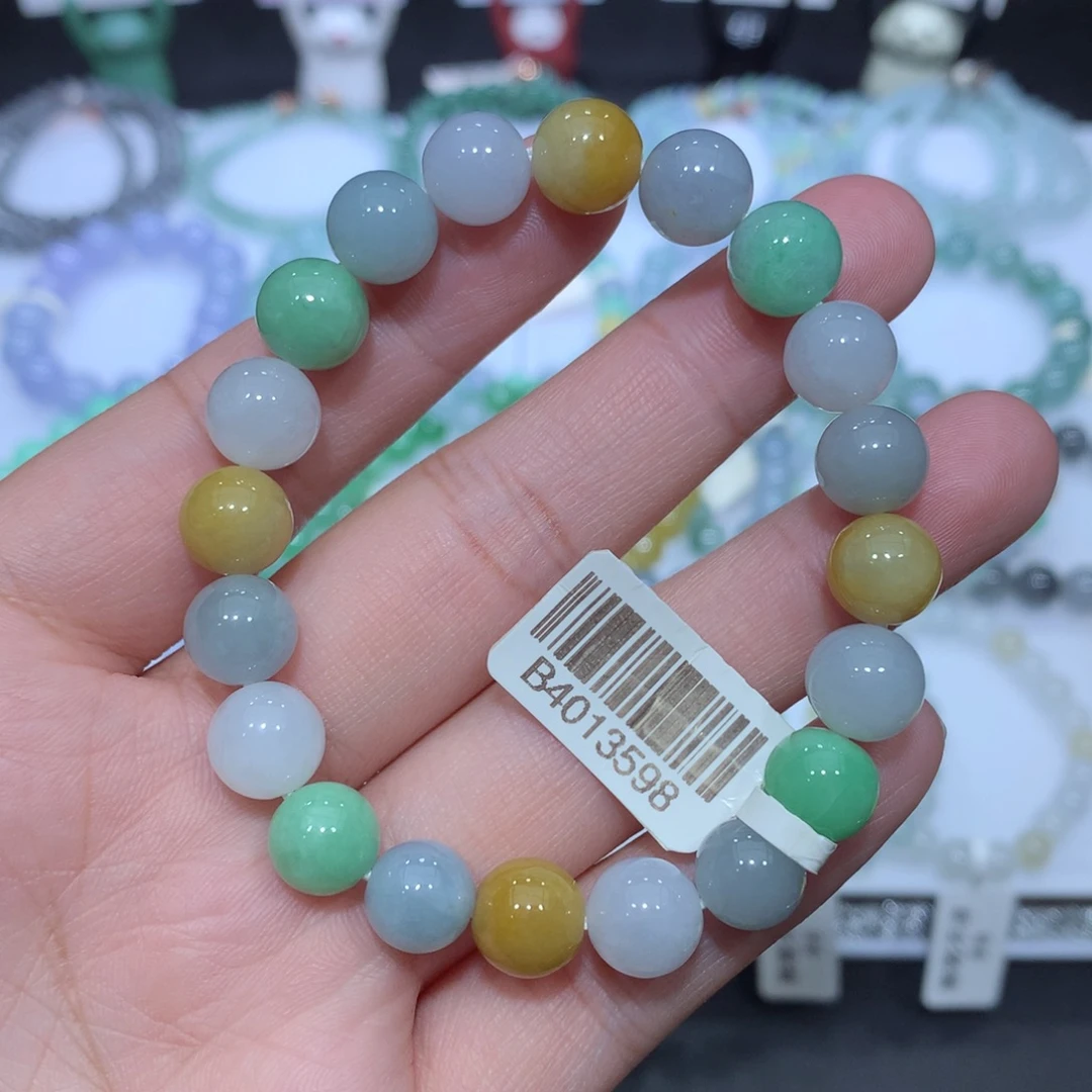 翡翠未镶嵌手串天然