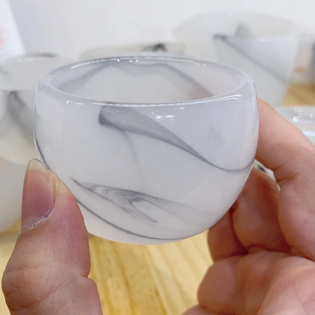 水墨琉璃客杯一个