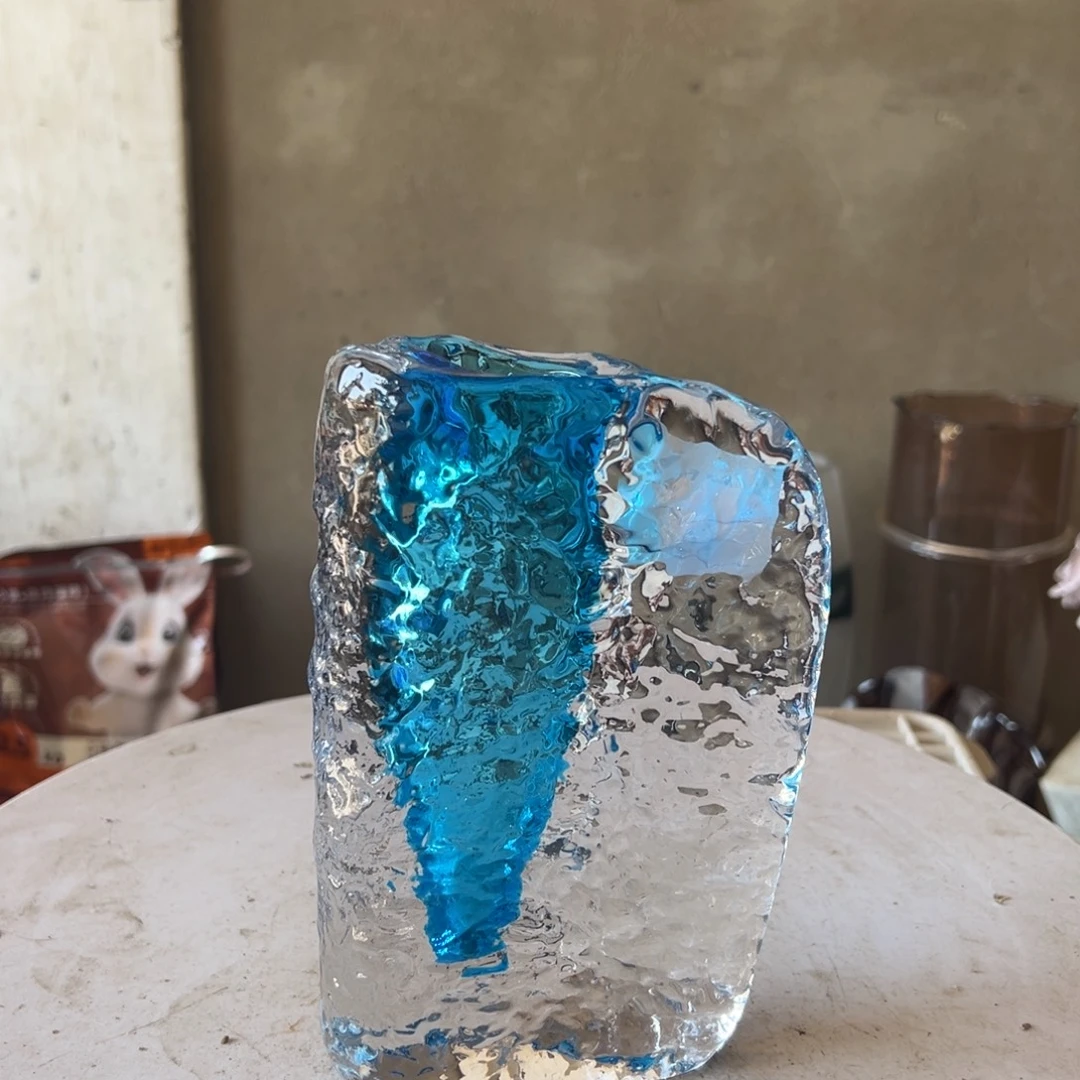 弘扬琉璃花器微瑕高度19