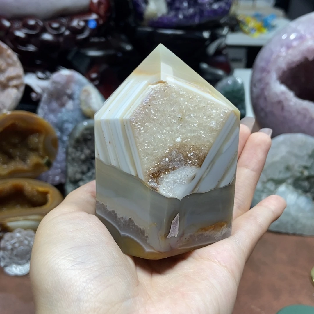 未镶嵌摆件紫晶水晶