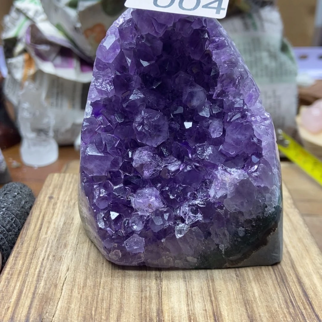 紫晶天然水晶摆件未镶嵌