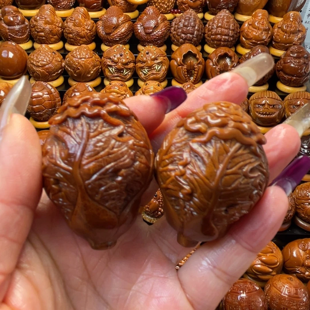 把件橄榄核橄榄球