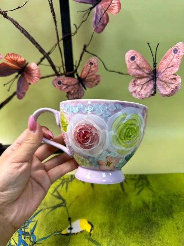 【一起淘儿】E02#玫瑰蜜语英式早餐杯