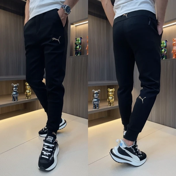 秋季新款男士百搭刺绣休闲裤.（6607）