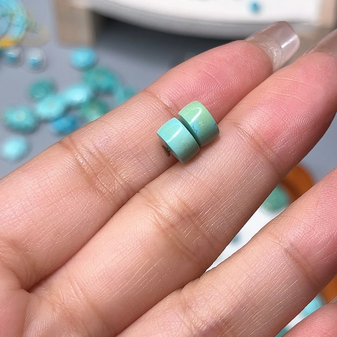 未镶嵌绿松石珠宝半成品