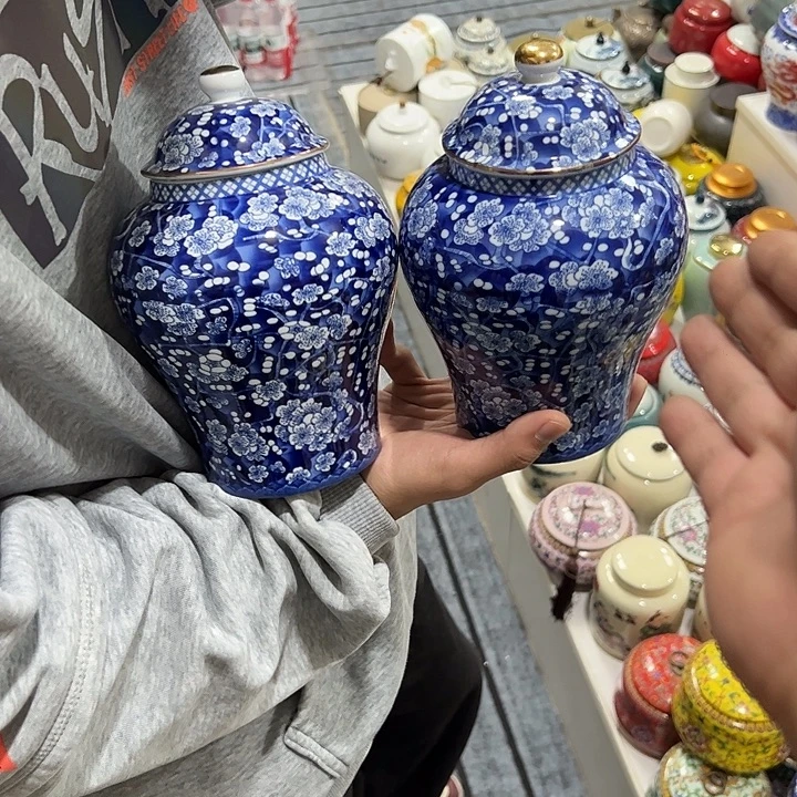 茶叶罐陶瓷家用储物罐瑕疵福利品介意勿拍