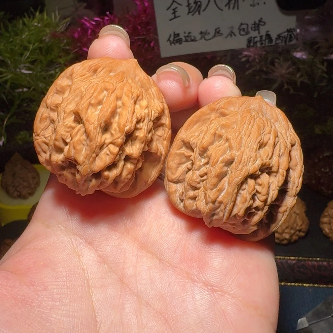 141号40麦穗虎头文玩核桃