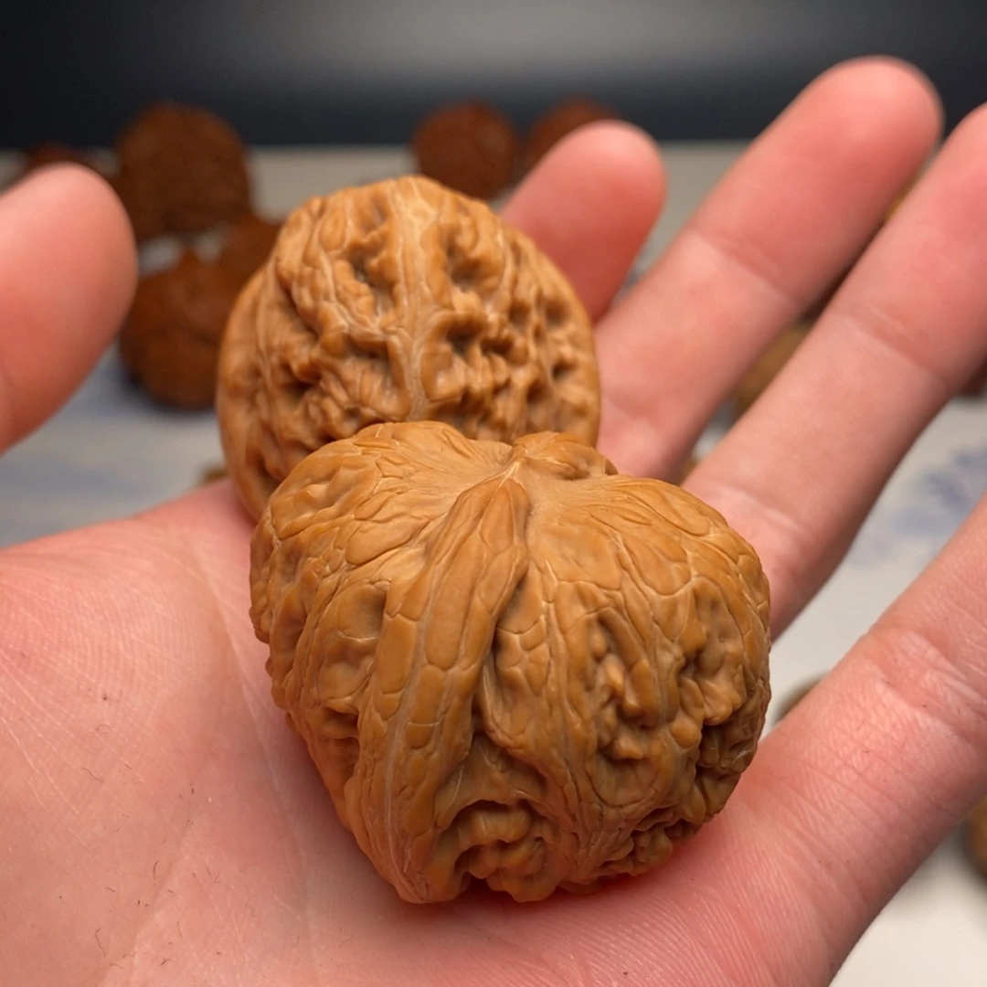 念***影把件文玩核桃元宝